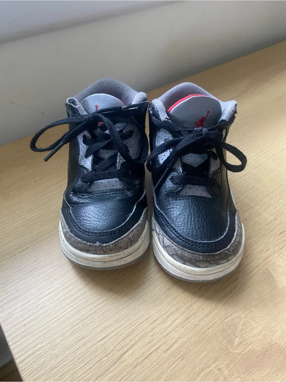Nike Air Jordan 3 Retro Black Cement Reimagined Toddler Size 8C